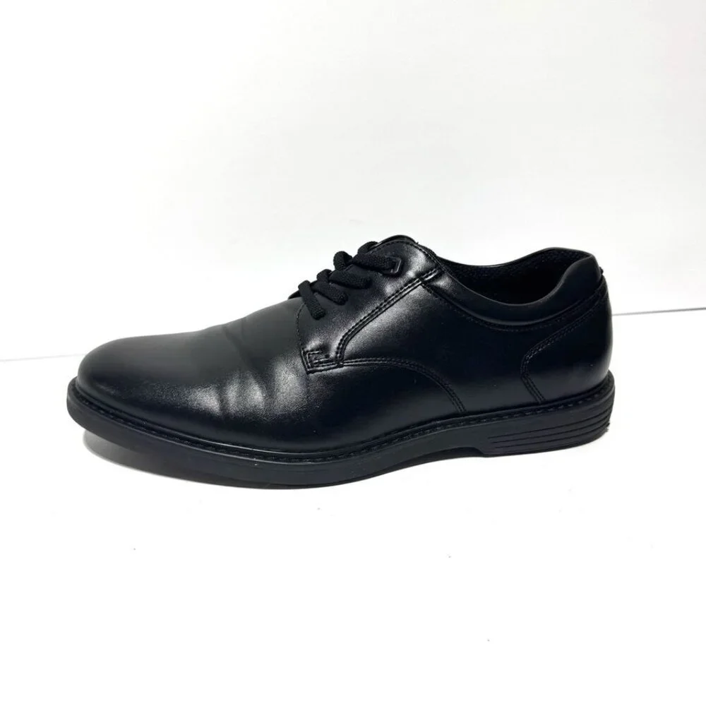 Nunn Bush Mens Wade Plain Toe Oxford Black Size 9.5 M
